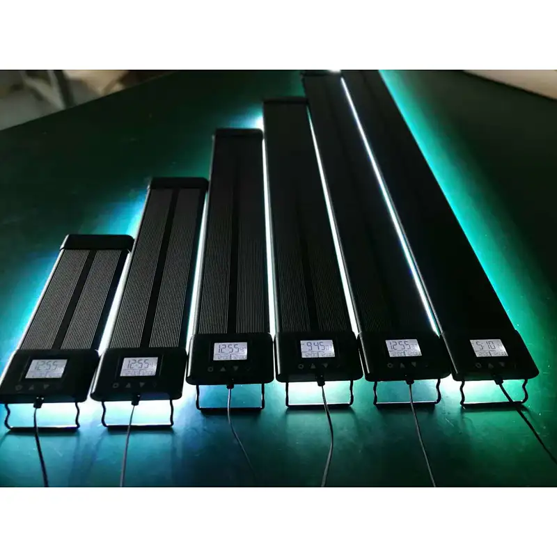 Classic LED Aquarium Light, Fish Tank Light with Extendable Brackets, White and Blue LEDs
