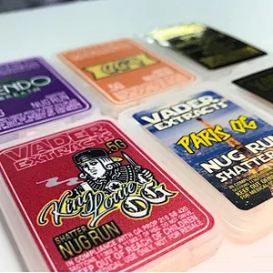 GG57 Wholesale Shatter Containers, Shatter Packs Wax Oil SD Card Packaging, Loud Lock Plastic Shatter Container