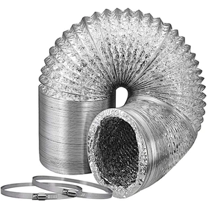 Pipe clamp Aluminum stainless steel Ventilation strap/two 4 inches