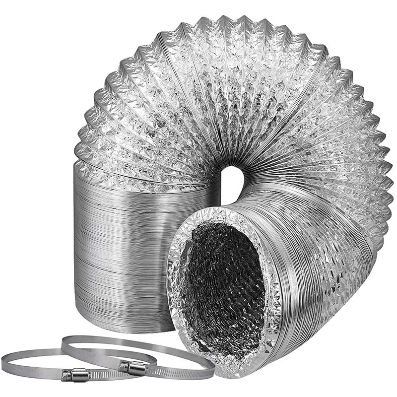 Pipe clamp Aluminum stainless steel Ventilation strap/two 4 inches