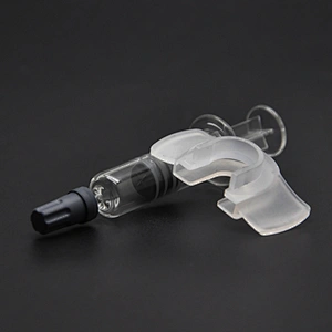 1ml Borosilicate Glass Luer Lock Syringe Reusable Pyrex for CBD Oil