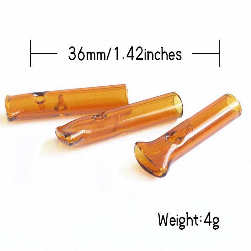 Reusable glass cigarette holder DIY cigarette filter