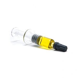 A Custom Logo 1ml Cbd Glass Luer Lock Oil Syringe