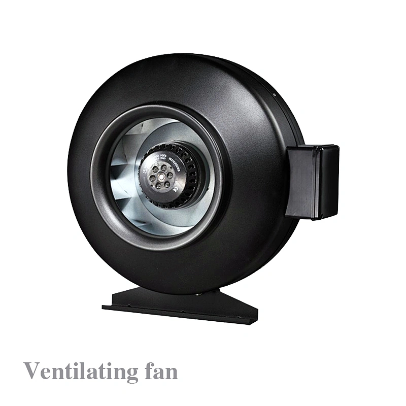 Built-in duct fan ventilation fan for growing tents