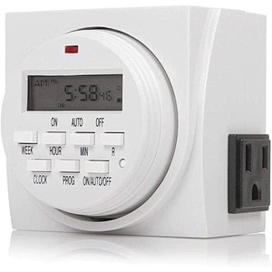 Heavy duty digital programmable timer switch