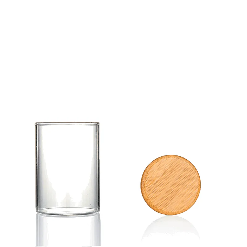 Small glass jars, wholesale glass jars with wooden lids
