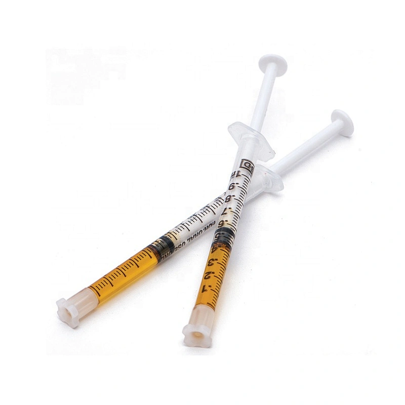 B Hot Sale Empty Small Sizes Food Grade Disposable  Injection Injector Connector Container Plastic Syringe