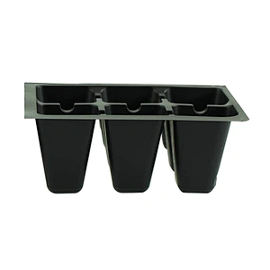Seedling Starter Trays, 144 Cells: (24 Trays; 6-Cells Per Tray), Plus 5 Plant Labels