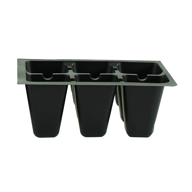 Seedling Starter Trays, 144 Cells: (24 Trays; 6-Cells Per Tray), Plus 5 Plant Labels
