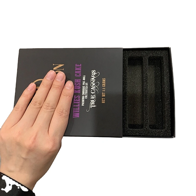 Foldable Soft Paper Packaging box For Pre roll Cones