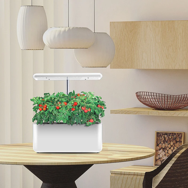 Indoor Intelligent Hydroponic Garden LED Light Growing Hydroponic Systems can be used as a lamp With 7 slots
