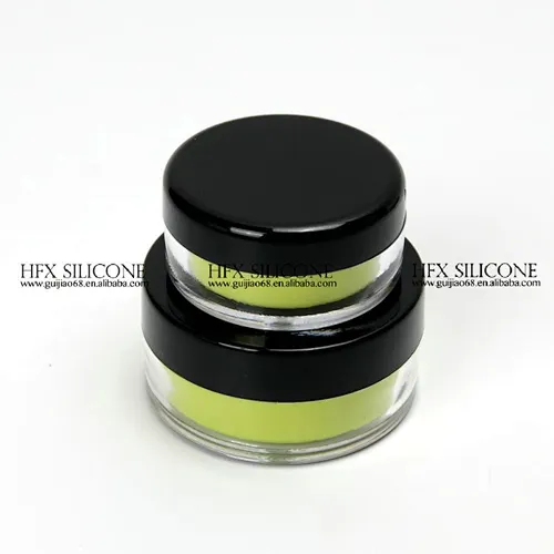 Alibaba express new product wholesale glass dry herb container, wax container silicone jars or wax oil extract bho