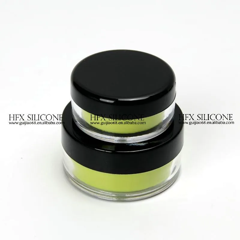 Alibaba express new product wholesale glass dry herb container, wax container silicone jars or wax oil extract bho