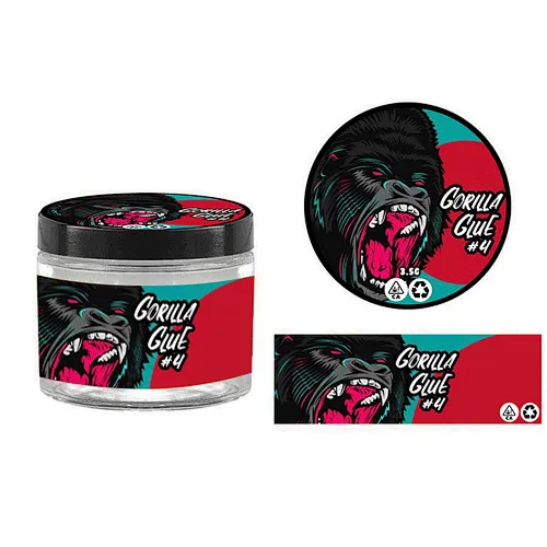 12 flavors California Connected Jungleboys Space Monkey Meds Tin Press tin Presstin Labels Stickers only stickers
