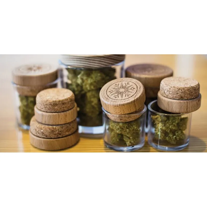 Small glass jars, wholesale glass jars with wooden lids