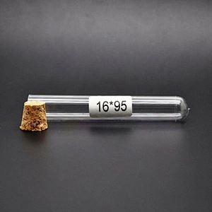 Hot Sell Pre Rolled Joint Glass Tubes Roll Containers Cork Top