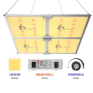 A Fast Delivery Archibald 450W growlight led panel  LM301B LM301H UV ir Full Spectrum LED Grow Light for indoor plants