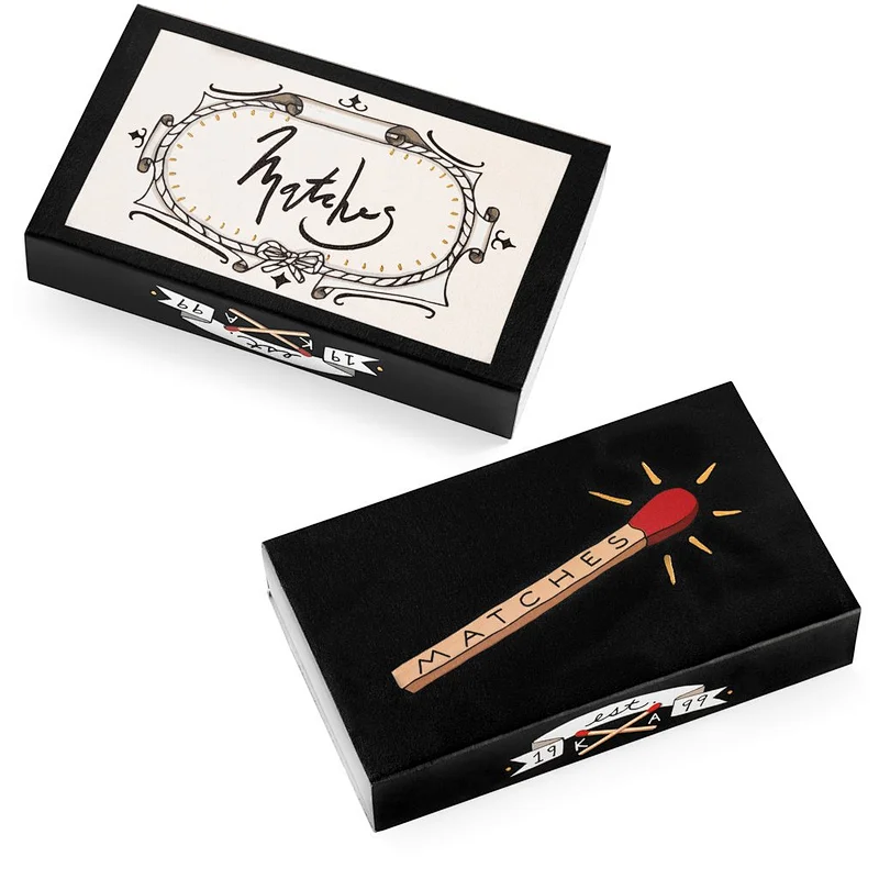 High Quality Custom Full Colour Paper packaging Matchbox