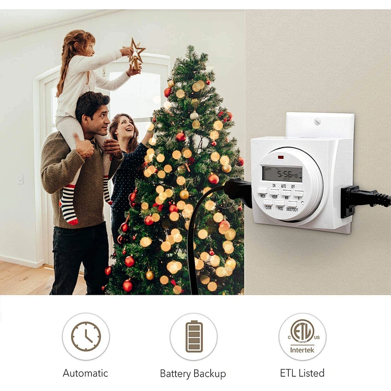 Heavy duty digital programmable timer switch