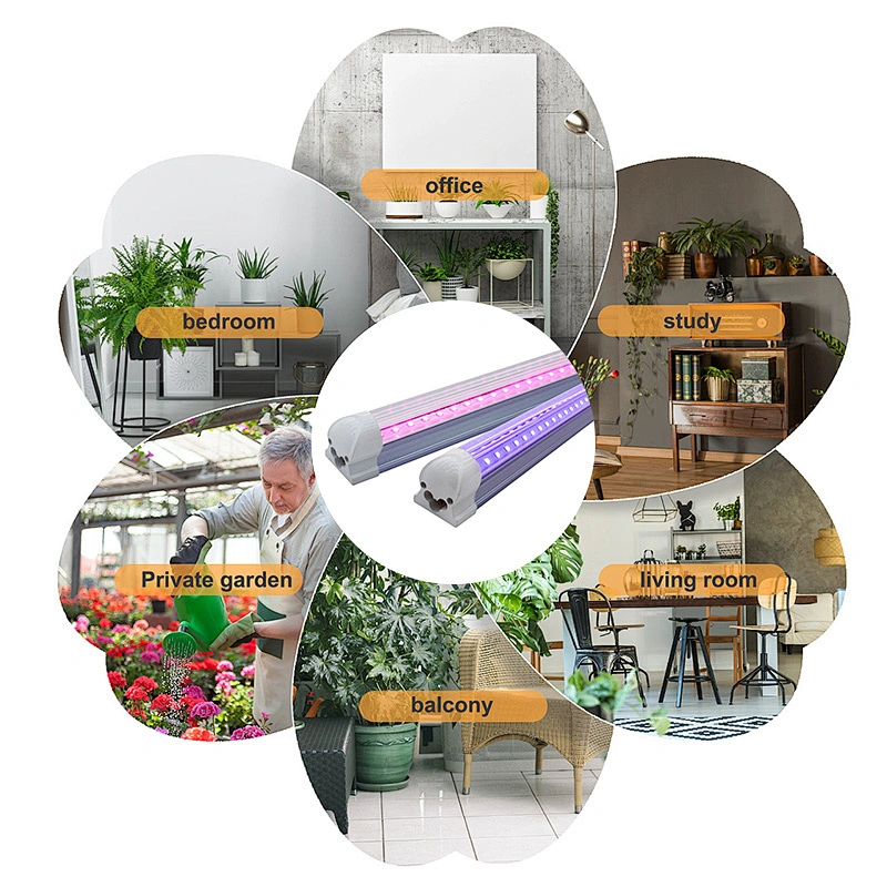 A Full Spectrum T5 LED grow light bar t8 18W 36W 1.2M 4ft for indoor plant use led plant grow lighting growing lampl tube