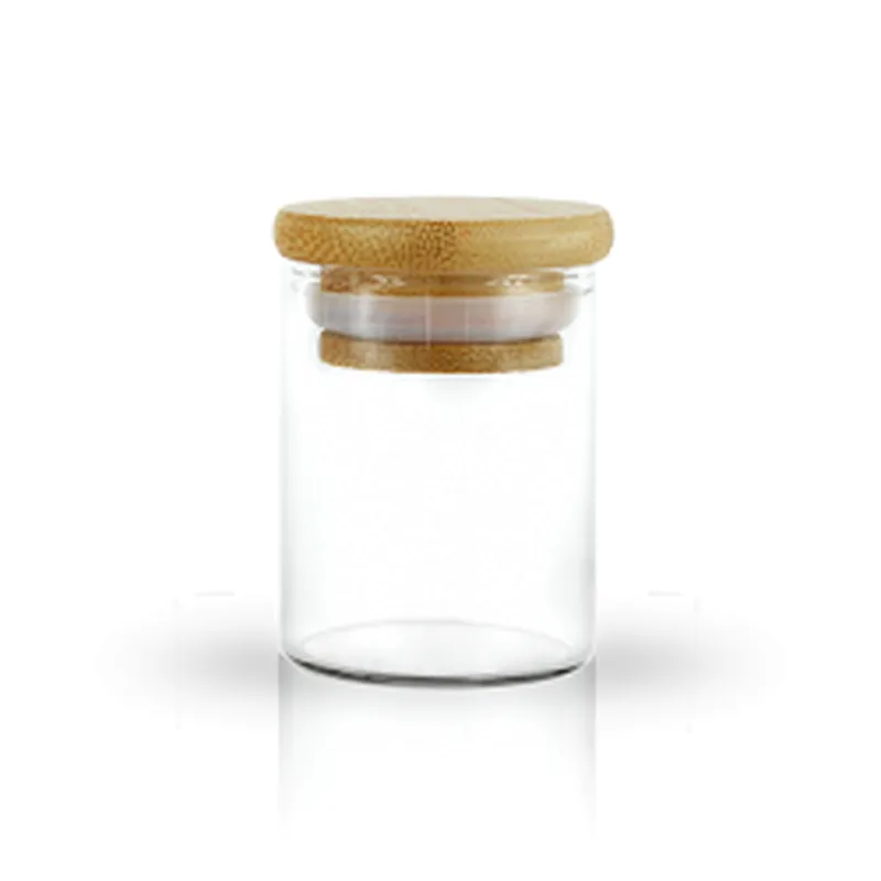 Small glass jars, wholesale glass jars with wooden lids