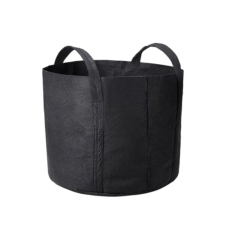 5-Pack 1 Gallon Heavy Duty Thickened Nonwoven Fabric Pots Grow Bags with Handles