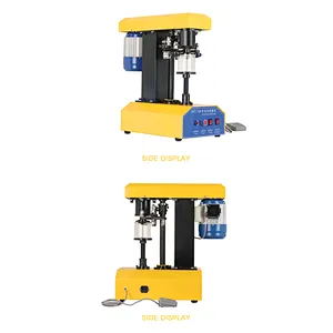 Semi Automatic Can Sealer Desktop Dried Fruit Can Sealing Machine for Various Iron Glass Plastic Paper Cans Food Shop Beverage