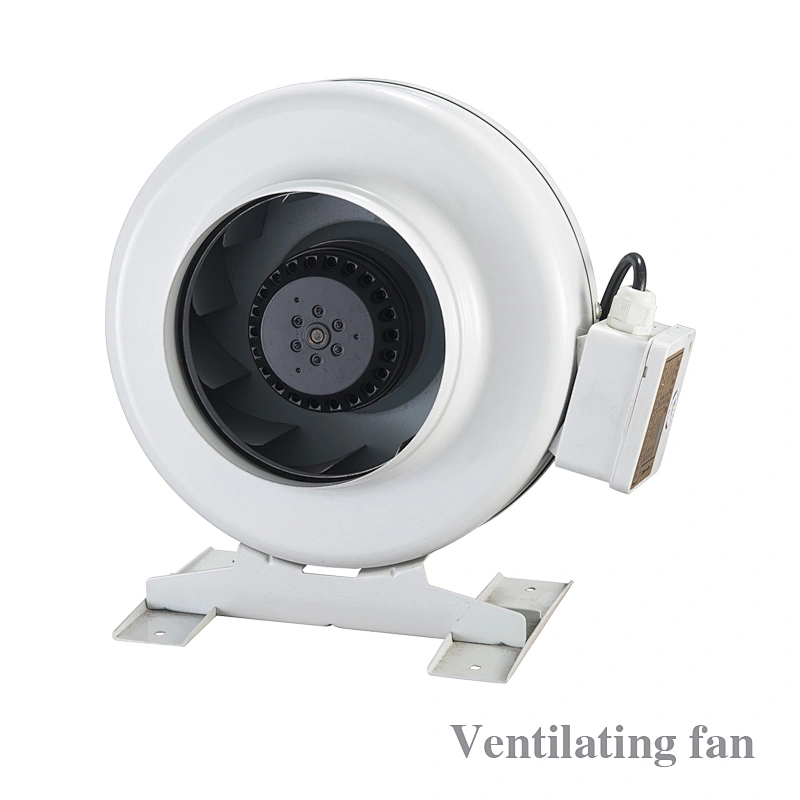 Built-in duct fan ventilation fan for growing tents