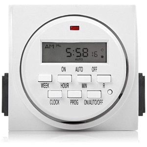 Heavy duty digital programmable timer switch