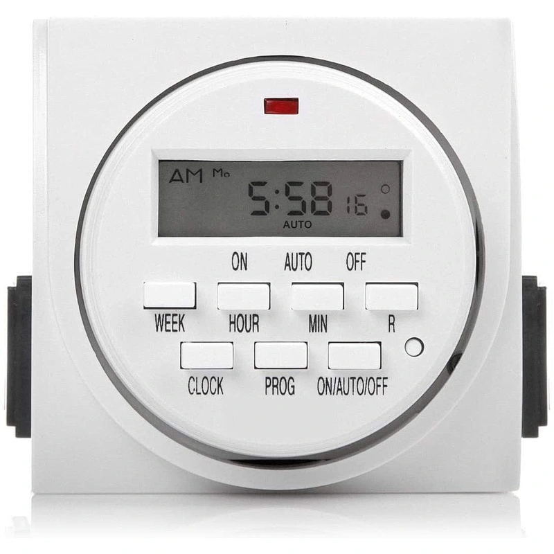 Heavy duty digital programmable timer switch