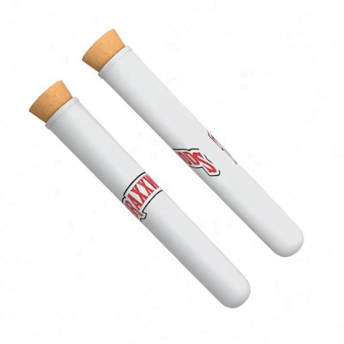Hot Sell Pre Rolled Joint Glass Tubes Roll Containers Cork Top