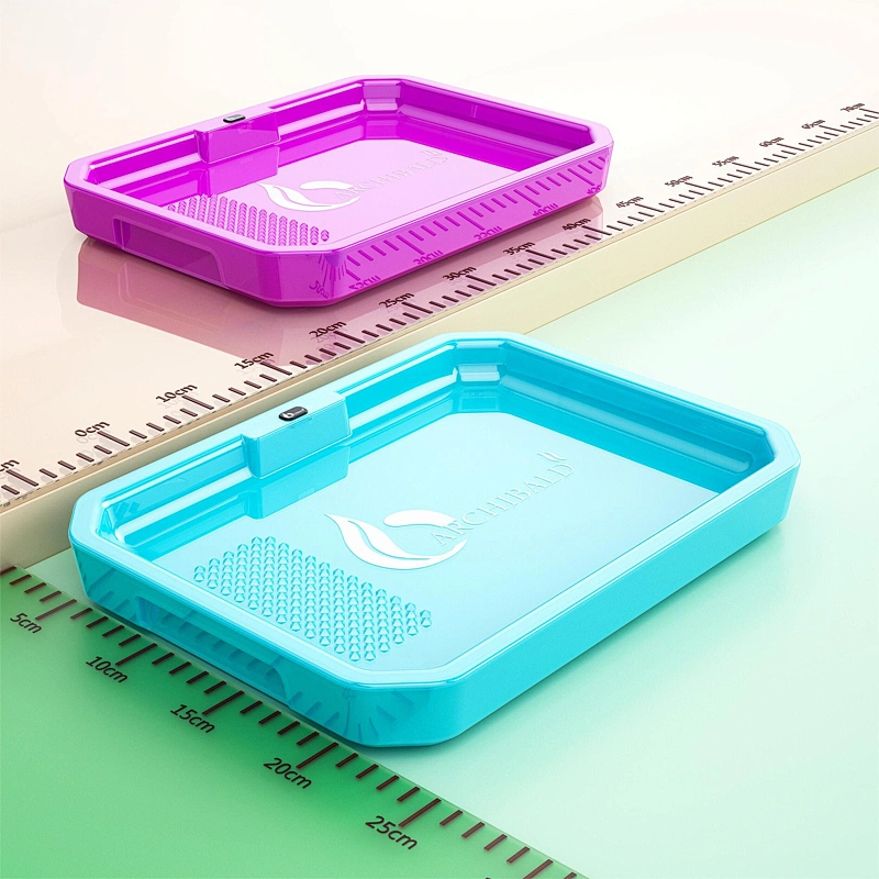 Cigarette Tray Square LED Tobacco Rolling Trays for Smoking Accessories with Handbag Portable Box Gift For Boyfriend