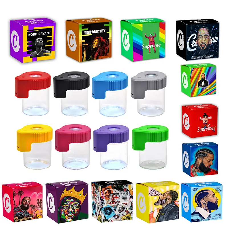 LED Glass jar