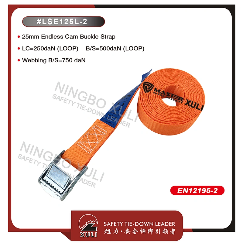 25mm Endless Cam Buckle lashing strap