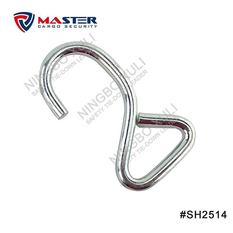 25mmx500kgs S Hook for Cargo Lashing