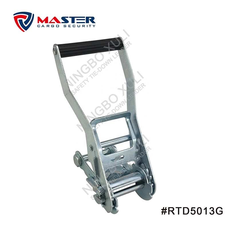 50mmx5000kgs Ratchet Buckle 13 Teeth Long Wide Handle for Cargo Lashing RTD5013G