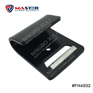 50mmx4540kgs Flat Hook with Alu.Clip for Cargo Lashing