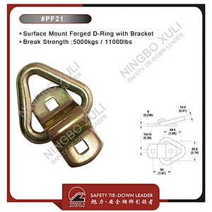 Surface Mount Forged D-Ring with Bracket