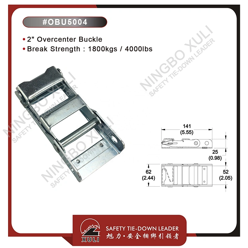 50mmx1800kgs Overcenter Buckle for Cargo Lashing