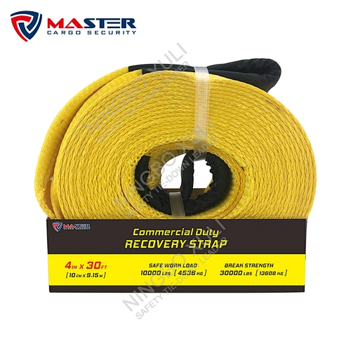 Xuli Tow Strap w Loop Ends-Recover Stuck Vehicle