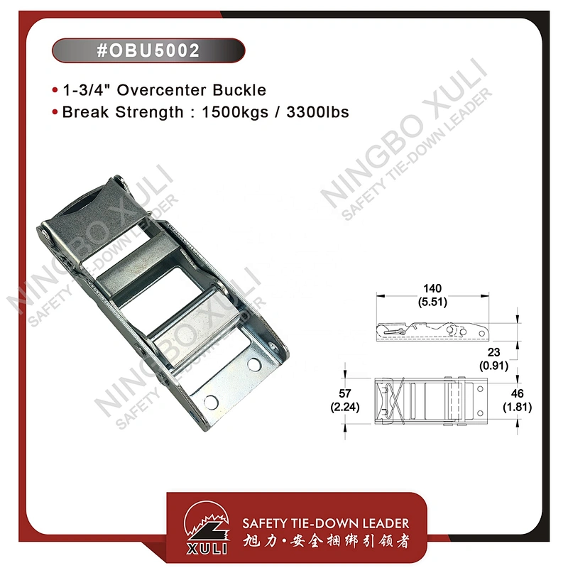 45mmx1500kgs Overcenter Buckle for Cargo Lashing