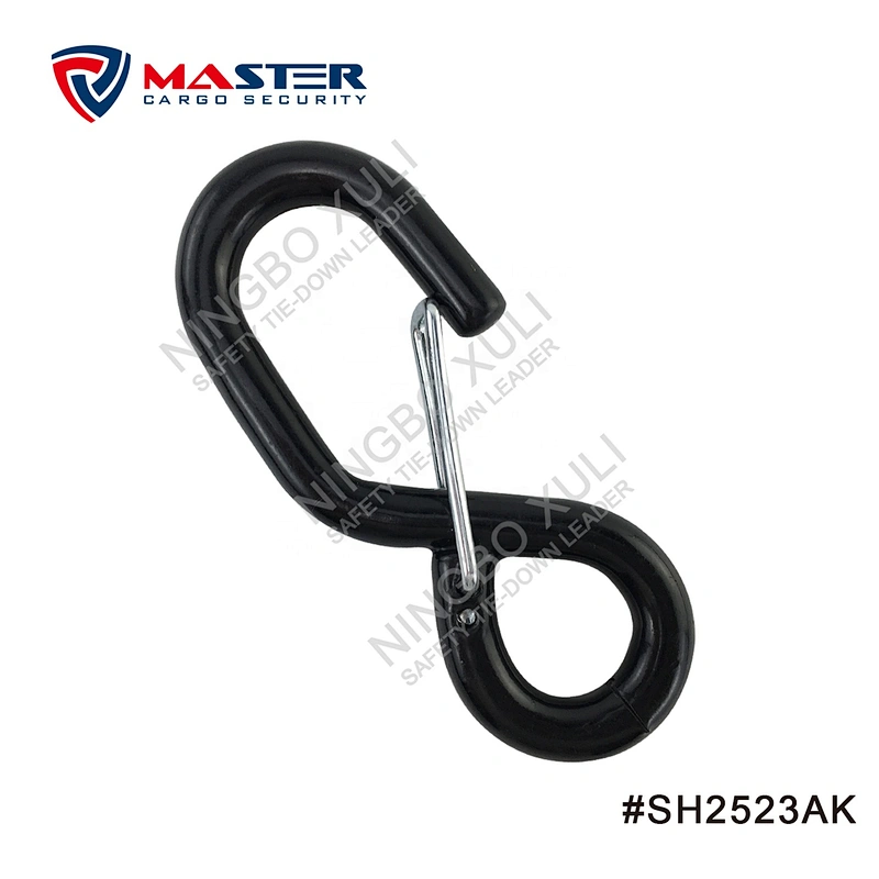 25mmx1360kgs S Hook with Keeper for Cargo Lashing
