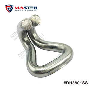 35mmx3000kgs Stainless Steel Double J Hook for Cargo Lashing