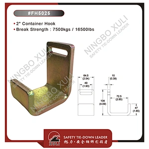 50mmx7500kgs Container Hook for Cargo Lashing