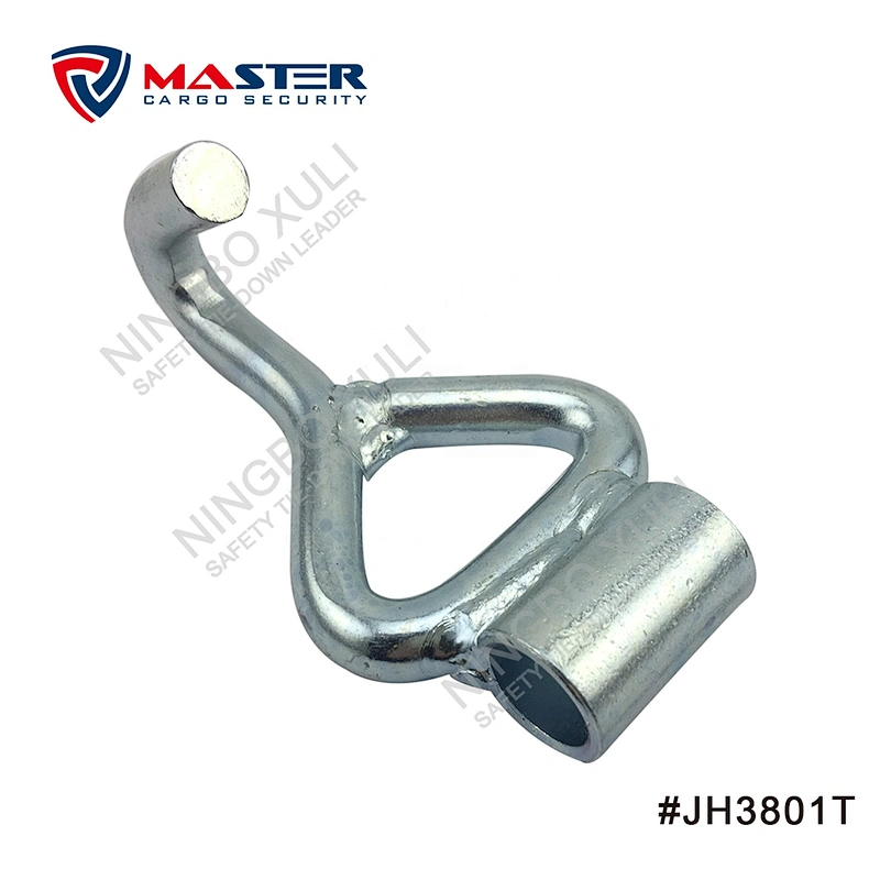 35mmx3000kgs Single J Hook with Tube for Cargo Lashing