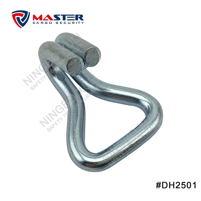 25mmx800kgs Double J Hook for Cargo Lashing