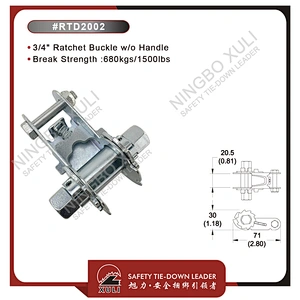 20mmx680kgs Ratchet Buckle w/o Handle for Cargo Lashing RTD2002