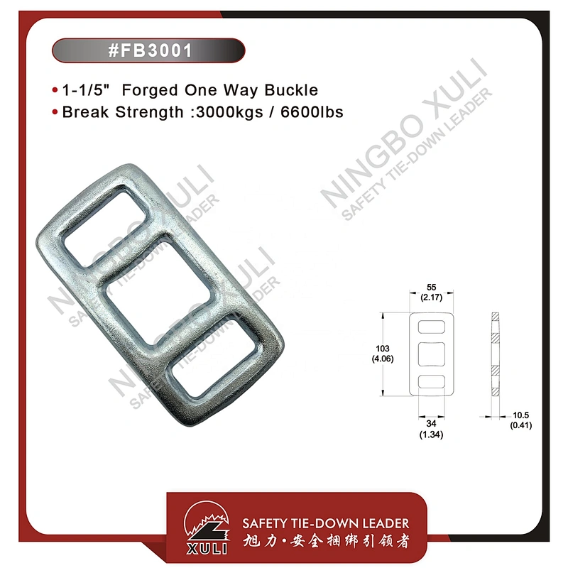 32mmx3000kgs Forged One Way Buckle