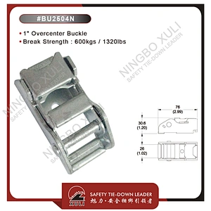 25mmx600kgs Surelock Overcenter Buckle for Cargo Lashing