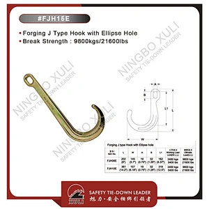 Forging J Type Hook with Ellipse Hole